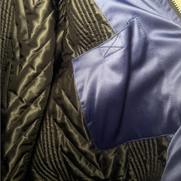 MCM Satin Blue Jacket